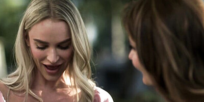 Dainty Adria Rae and Emma Hix's lesbian rimming action