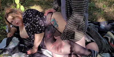 Fucked A Horny Hitchhiker And Cum On
