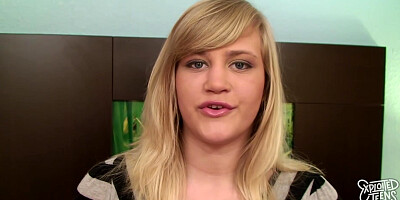 Brand New 18 Yr Old Blonde Gets Creampied