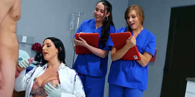 Busty Doctor Gives Medical students 18+ A Sex Lesson - Angela White