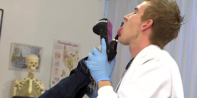 Hot Dark haired babe Anastasia Brill fucks doctor