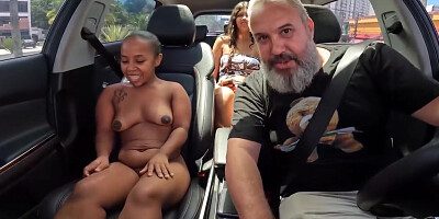 Anazinha Do Mau Peladinha No Carro E Aprontando Pelas Ruas De Sao Paulo 28 Min
