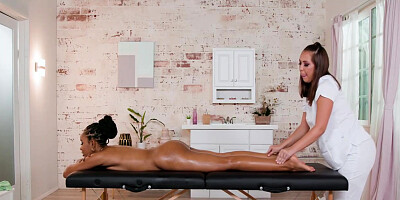 Jenna Sativa And Jenna Foxx - Lesbian - Brunette - Oil Massage - Face Sitting - Interracial - Maturbation - Scissoring - Sixty-nine - Agm - After Today