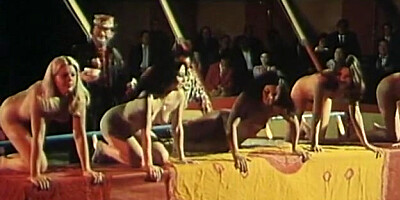 French vintage porn with nude circus artists fucking