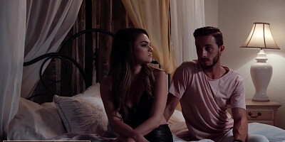 Lovers enjoy one last coition in the bedroom