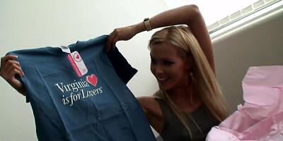 Interview with beautiful blonde babe Sophie Moone at her home