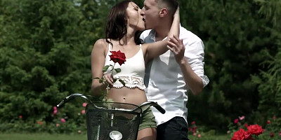 Naughty Katy Rose Stops By The Garden For A Passionate Ass Fucking