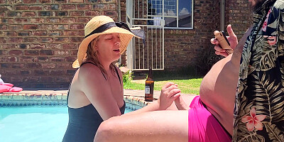 Old Fat Guy Gets Blowjob From Motel Maid Massive Cumshot