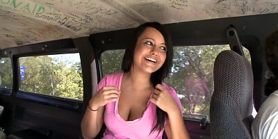 Taylor Pink is being fucked in the bus