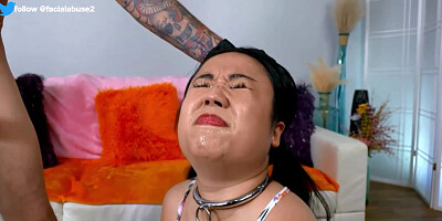Rough Deepthroat And ATM Anal For Dumb Asian