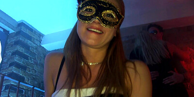 A swinging fuck party