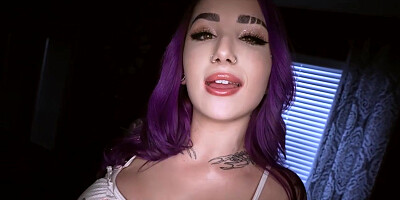 Big tits goth babe deepthroating and fucking masseurs bbc