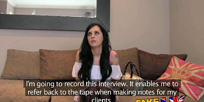 FakeAgentUK Tight ass emo teen 18+ pops her anal cherry