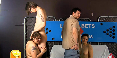 Game Of Lost Bets Turns Into A Blowjob Competition