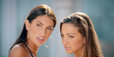 VIXEN Abigail Mac and August Ames Share A Huge Cock!