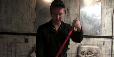 Punishment in the toilet