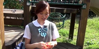 Saucy Japanese teenager 18+ Girl Toying