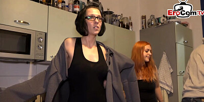 german submissive devote teen 18+ must suck bbc threesome