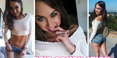 BANGBROS - Petite Pornstar Riley Reid One Hour Compilation Video