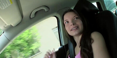 Innocent hitching teen 18+ banged pov doggystyle