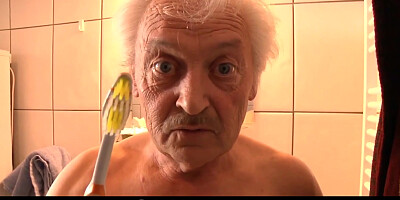 Grandpa fucking horny hot creole teen 18+ under shower