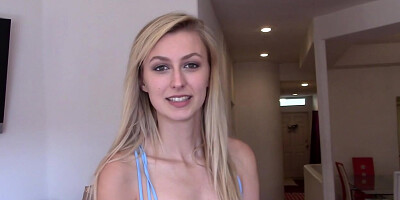 PropertySex Absolutely Stunning Blonde Agent Fucks Renter in Apartment