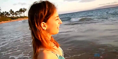 Kristen Scott - Kristen Loves The Cum On Her Tits After A Long Day Of Tourist Stuff