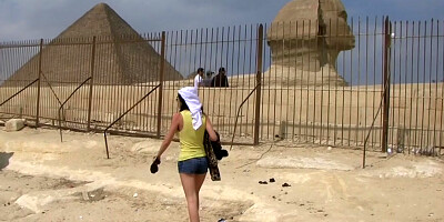Aurita in vacation porn video showing pussy eating action