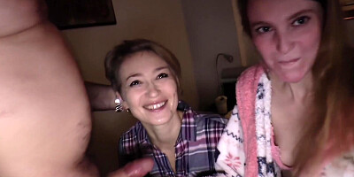 Both Step sisters Was Fucked