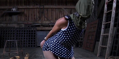 Sub Slut Toys Herself Until Shes Restrained