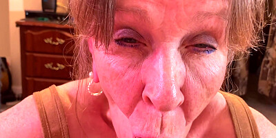 Pov Of Granny Sucking Your Cock! -cm
