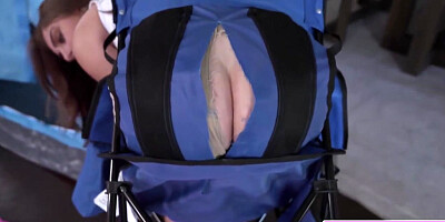 Penelope Kay - Big Boobs teen 18+ Stepsister Stuck And Fucked By Her Stepbro