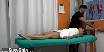 Fucking With Wood Terapy With Big Cock 10 Inch With Giant Cock, Nick Moreno And Susy Gala