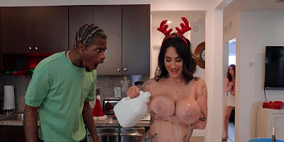 Damion Dayski, Valerica Steele And Hot Milf - Enjoys A Steamy 3some With Her Stepdaughter Her Bf