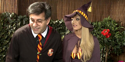 The Newly Minted Blonde Sorceress Joins The Phenomenal Orgy And Jumps On A Huge Cock