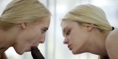 BLACKED Blonde BFFs Cadence Lux and Alli Rae Share BBC