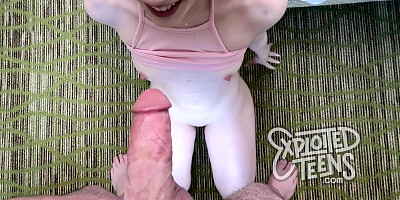 This Redheaded teen 18+ looks innocent but she is not