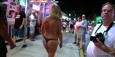 Fantasy Fest 2018 Topless Bull Riding And Girls Flashing Pussy And Tits On The Streets - NebraskaCoeds