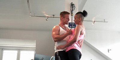 Instructor not only trains but penetrates Kandy Kane