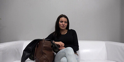 Super Hot Brunette at Czech Casting