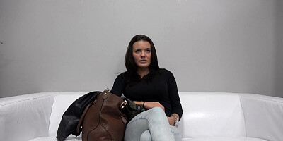 Super Hot Brunette at Czech Casting