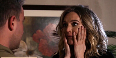 Cheating wife has sex with the young lover in the hotel