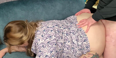 The Neighbor Fucked And Cum On