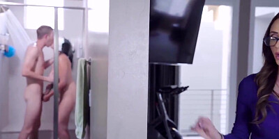 Huge Natural Breasts Latina Milf Shower Fuck - Danny D, Ariella Ferrera And Missy Martinez