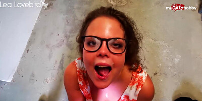 MyDirtyHobby - PAWG teen 18+ met the new tenant in their storage room and seduced him