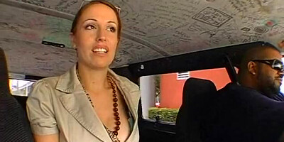 Sexy Amber wants to ride the bus