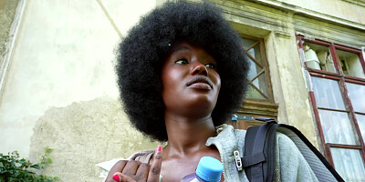 Czech Streets 152: Quickie with Cute Busty Black Girl