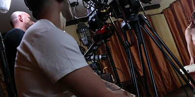 Karlie Montana, Shyla Jennings, August Ames in BTS-Better Than Chocolate Scene