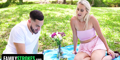 Horny Stud Cheers Up His Lonely Big Assed Stepsister With His Hard Cock