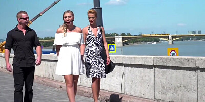 Serbian Submissive Slave Fucked In Public